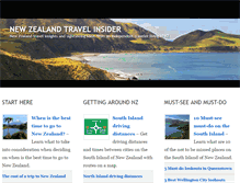 Tablet Screenshot of newzealandtravelinsider.com